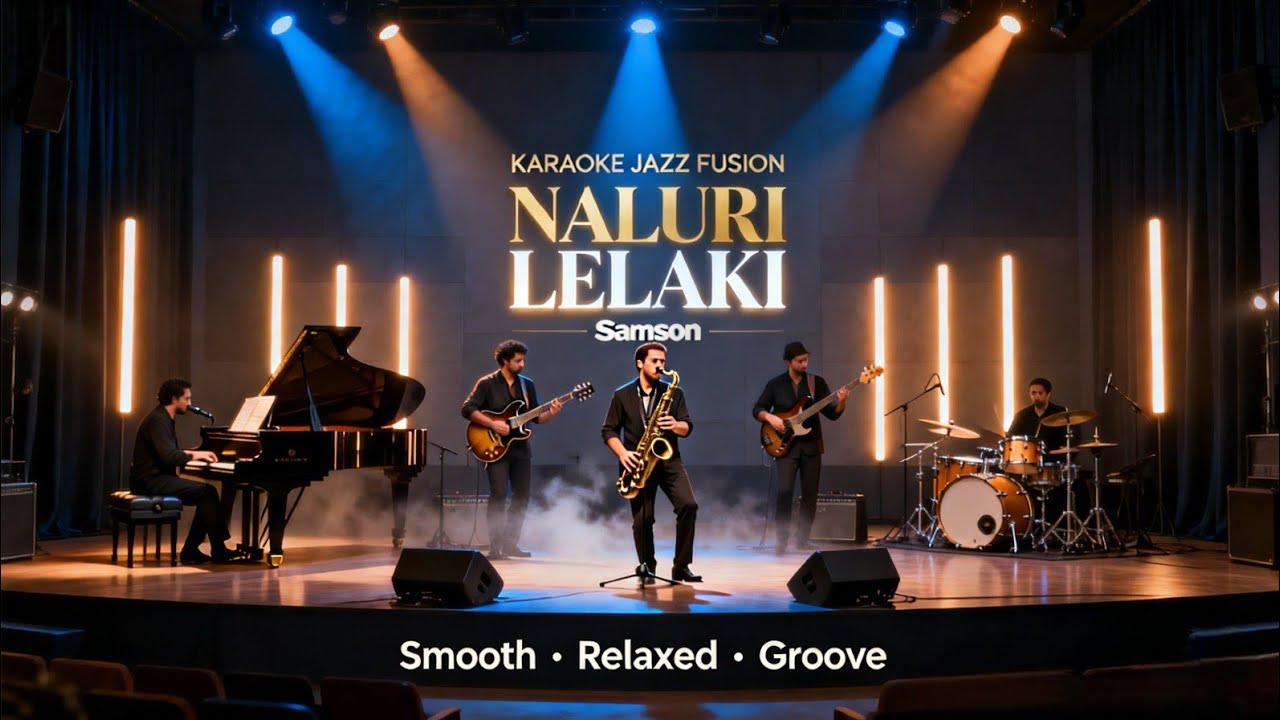 [KARAOKE] Naluri Lelaki - Samsons | Jazz Fusion Version | Smooth & Emotional Groove