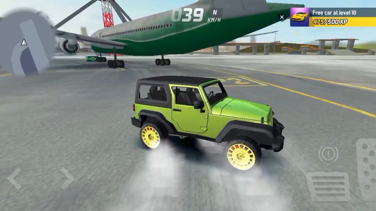 Ultra Realistic High Graphics Car Game Playing in Mobile - Extreme Car Driving Simulator 