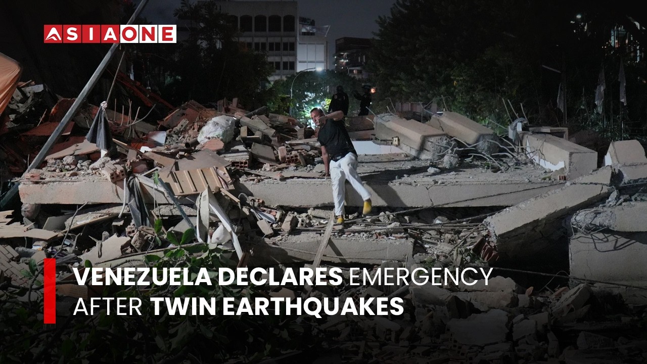 Venezuela Declares Emergency After Twin Earthquakes | Asia One News