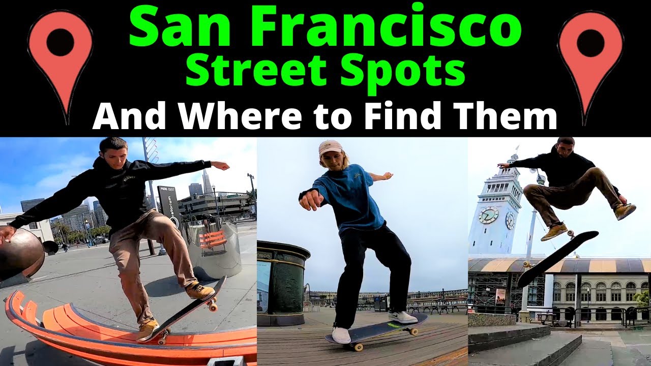 Best Street Skating Spots in San Francisco!!