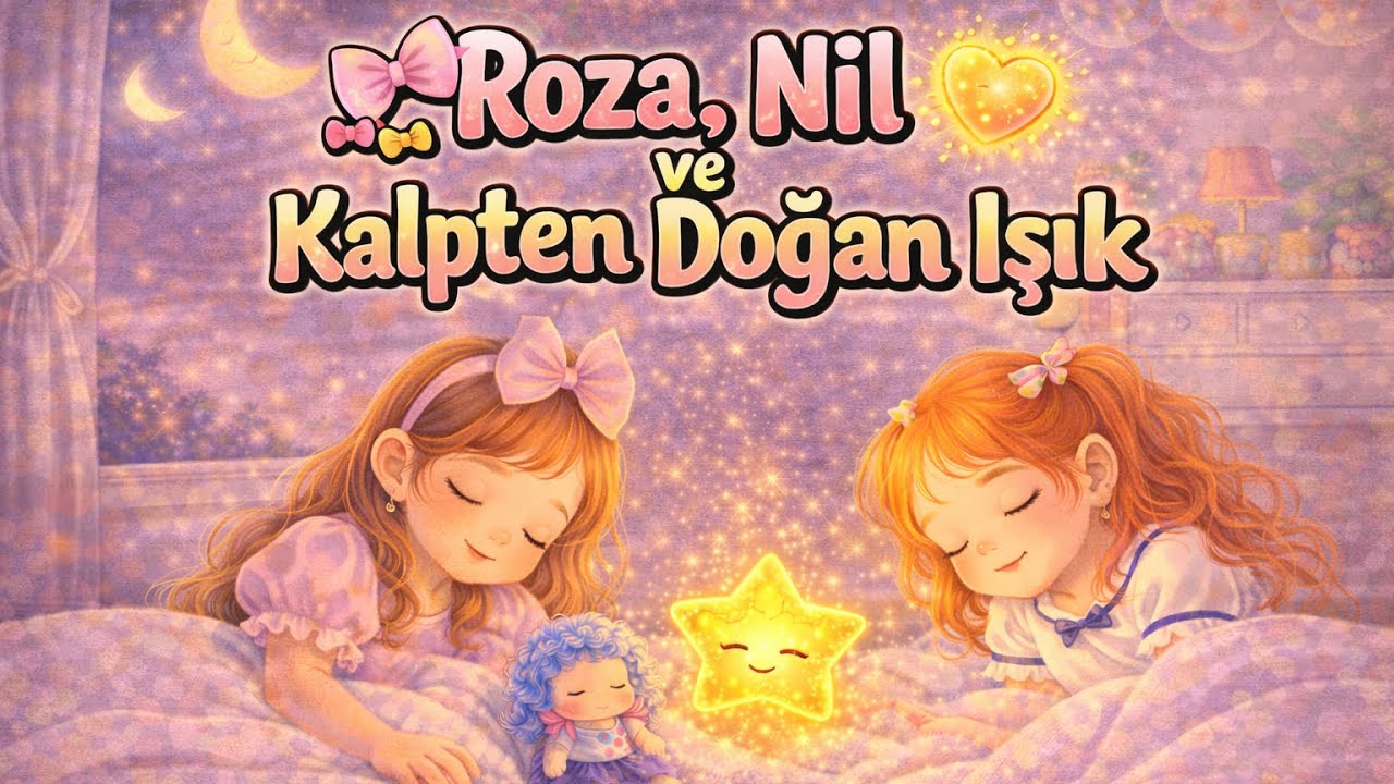 Dinle ve Uyu : Roza, Nil ve Kalpten Doğan Işık | Sakinleştirici Uyku Masalı (3-8 Yaş) - BebeGuzu