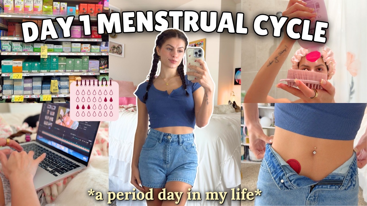 A Realistic Period Day in My Life 🩸 (Pain, Cravings & Comfort)