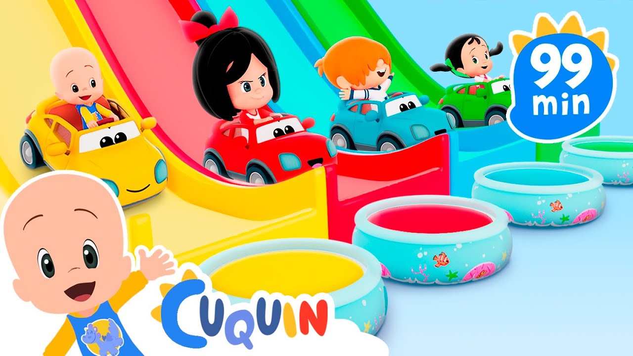 Cleo and Cuquin Indonesia 🐷 Mobil Hewan 🚗 Lagu anak-anak | Video pendidikan
