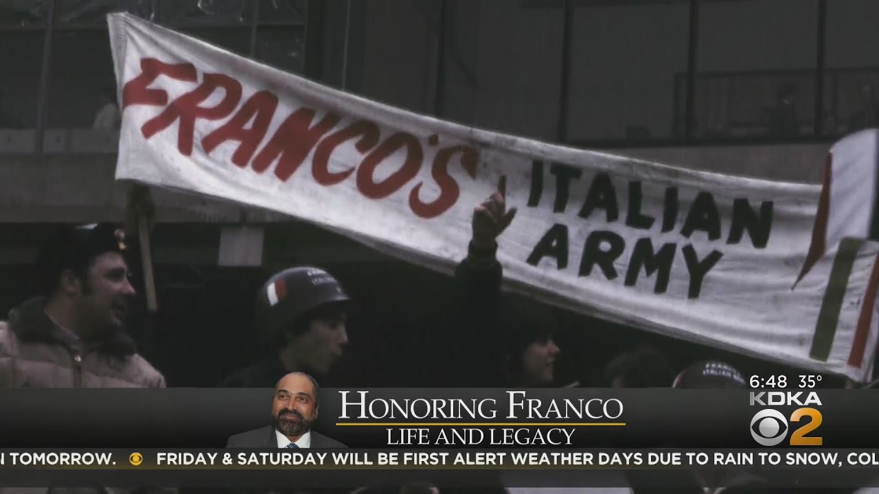 Members of Franco's Italian Army remember the Steelers great