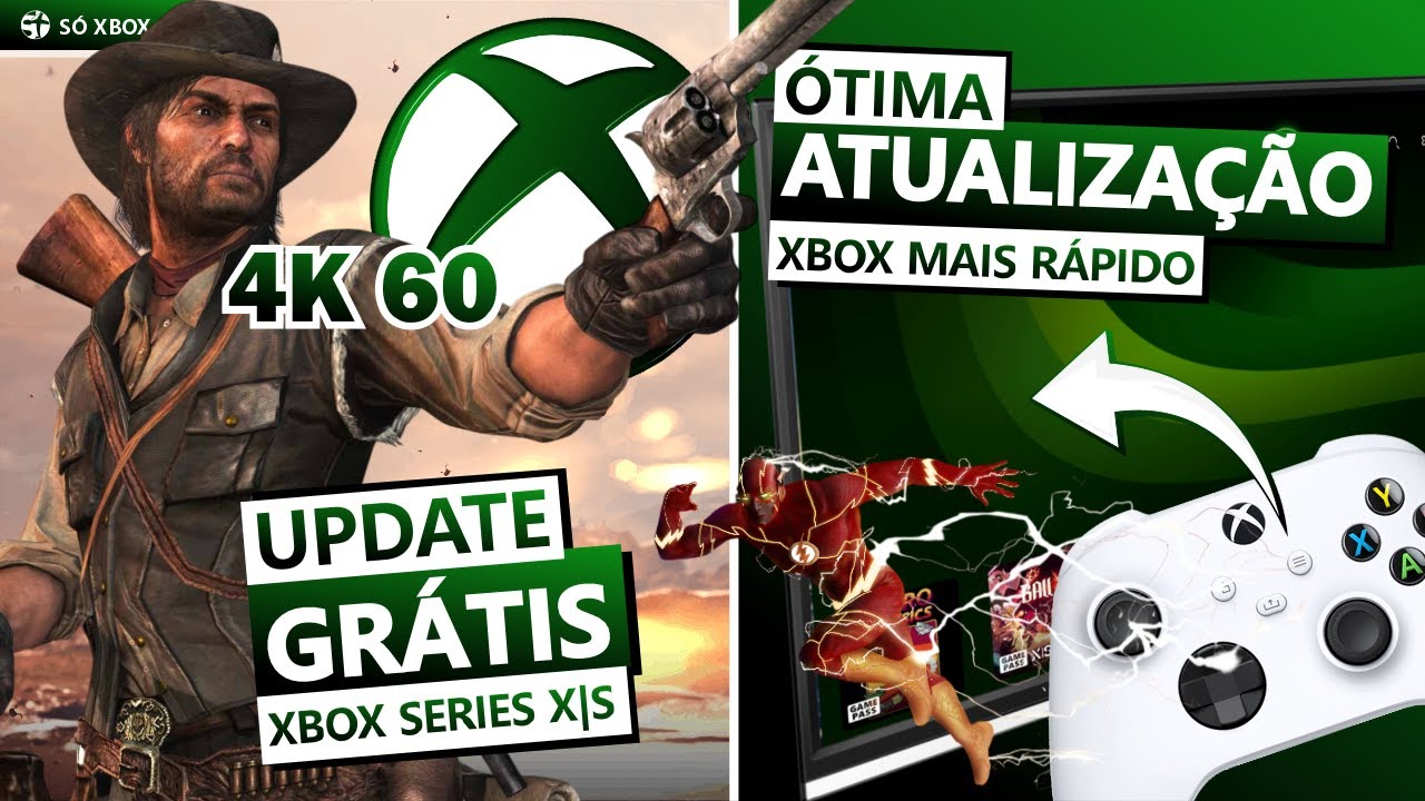 EITA! NOVA ATUALIZA&Ccedil;&Atilde;O do XBOX, RED DEAD de NOVA GERA&Ccedil;&Atilde;O GR&Aacute;TIS e MAIS!