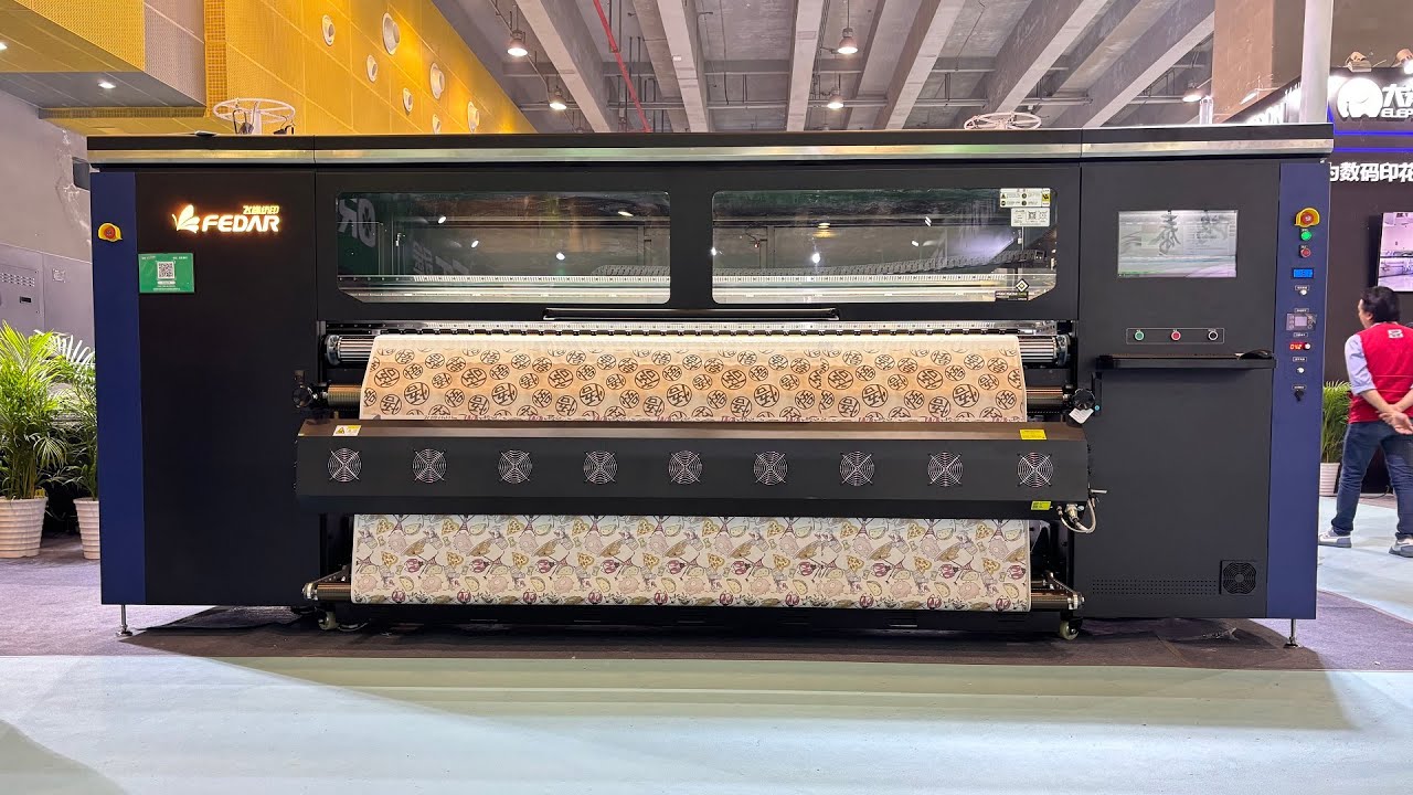 2.6m (3.3m optional) 24H (Epson I3200-A1) FD2624E textile sublimation printer