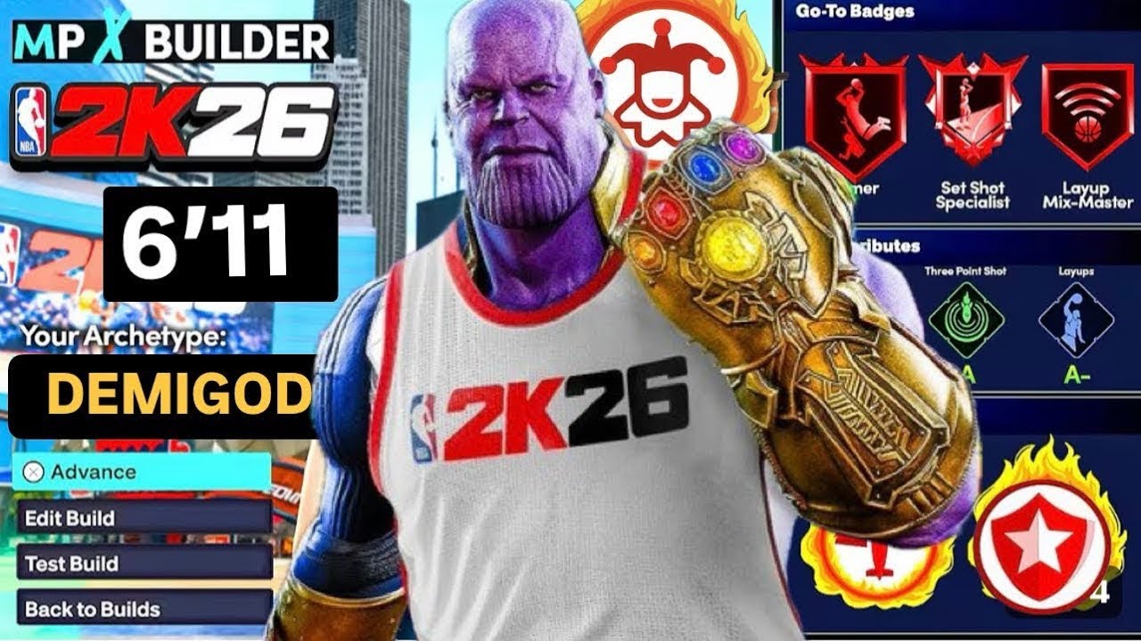 «САМЫЙ МОЩНЫЙ ЙОКИЧ (6 футов 11 дюймов) в NBA 2K26! 💀✨