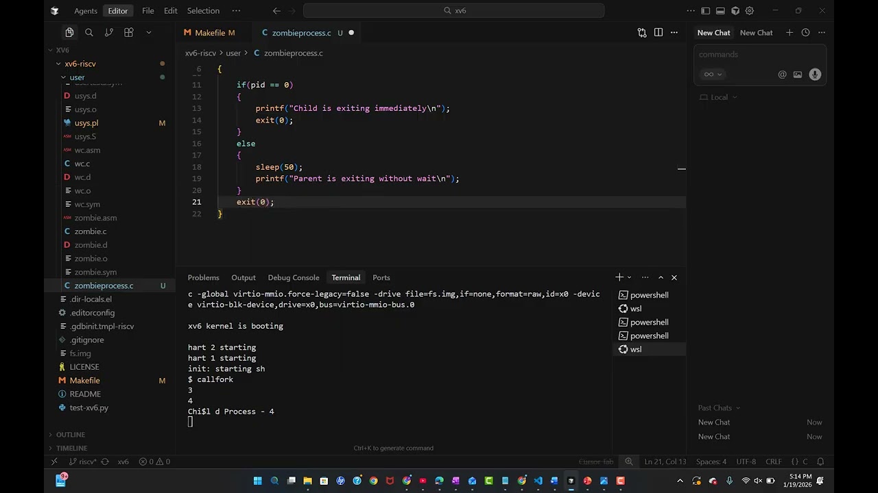 Week - 4, Tutorial - 11 Zombie Process in OS