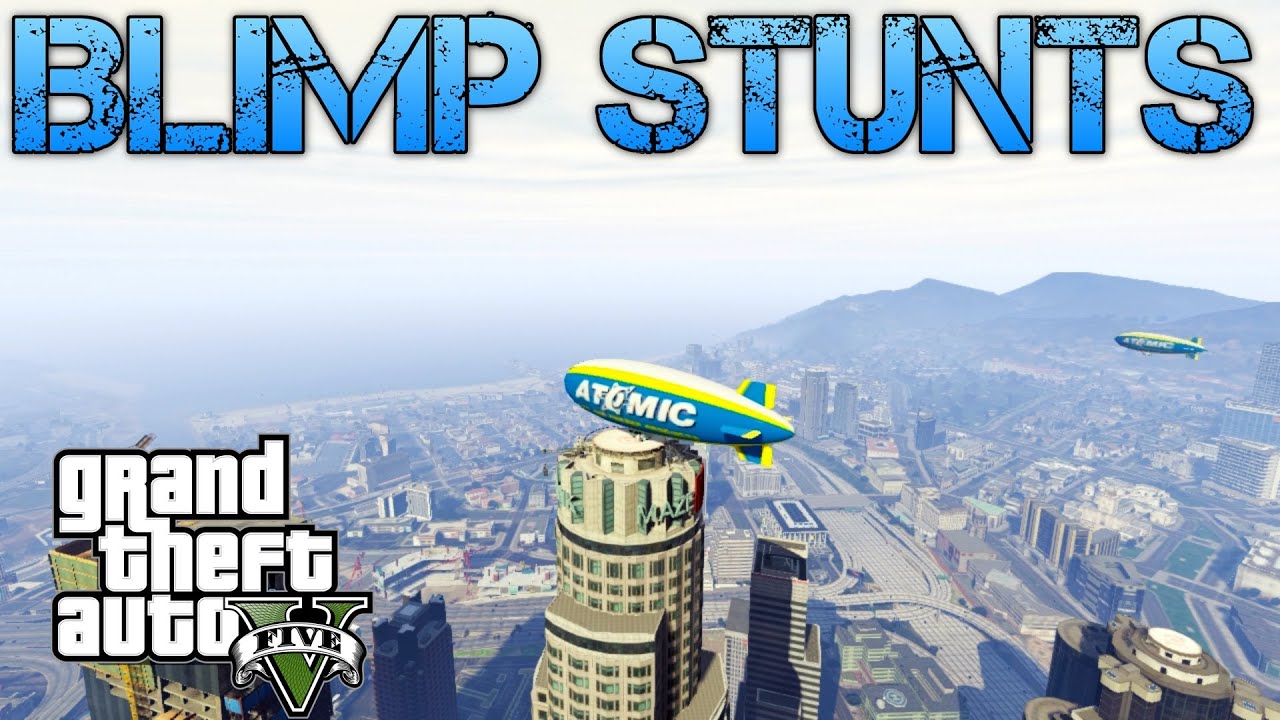 Grand Theft Auto V Challenges | BLIMP STUNTS | PS3 HD Gameplay