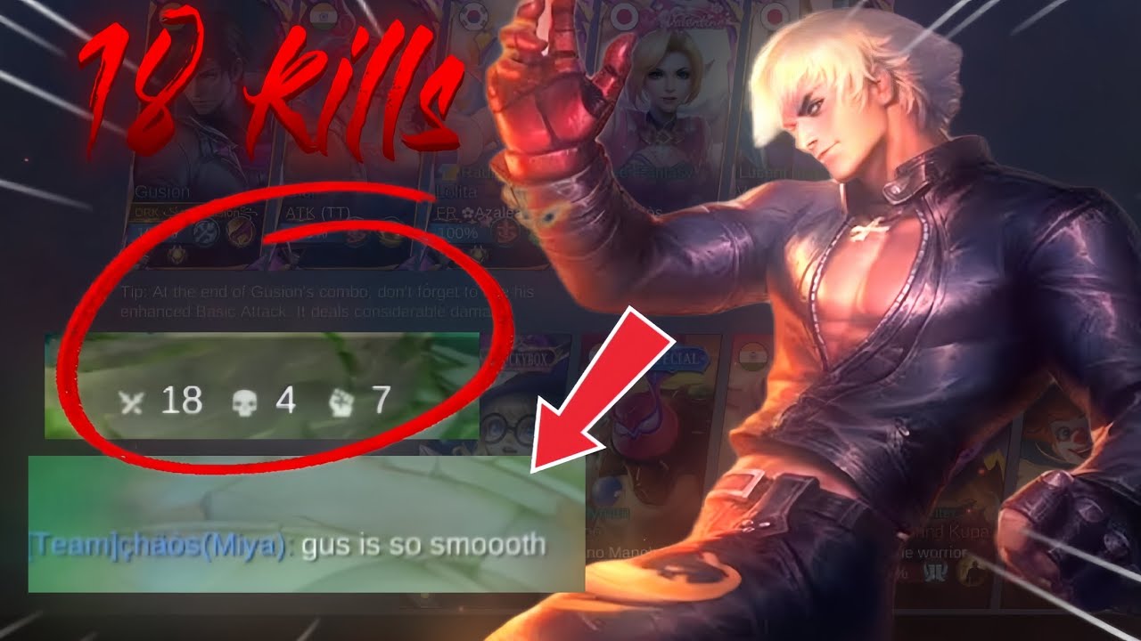 Top Gusion Montage 💀 Insane One Shot||WATCH THIS GAMEPLAY MOBILE LEGEND|| #mlbb #gusion #gaming #fyp