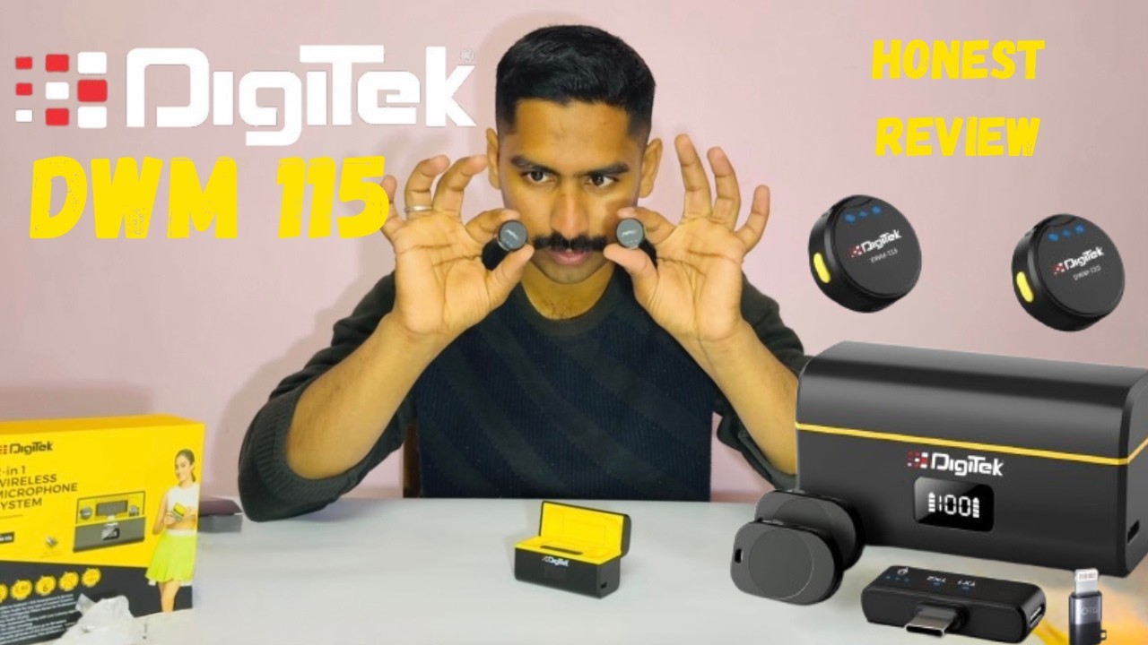 DigiTek DWM 115 Microphone Review Malayalam । Unboxing । The DP  #travel #technology #wirelessmic
