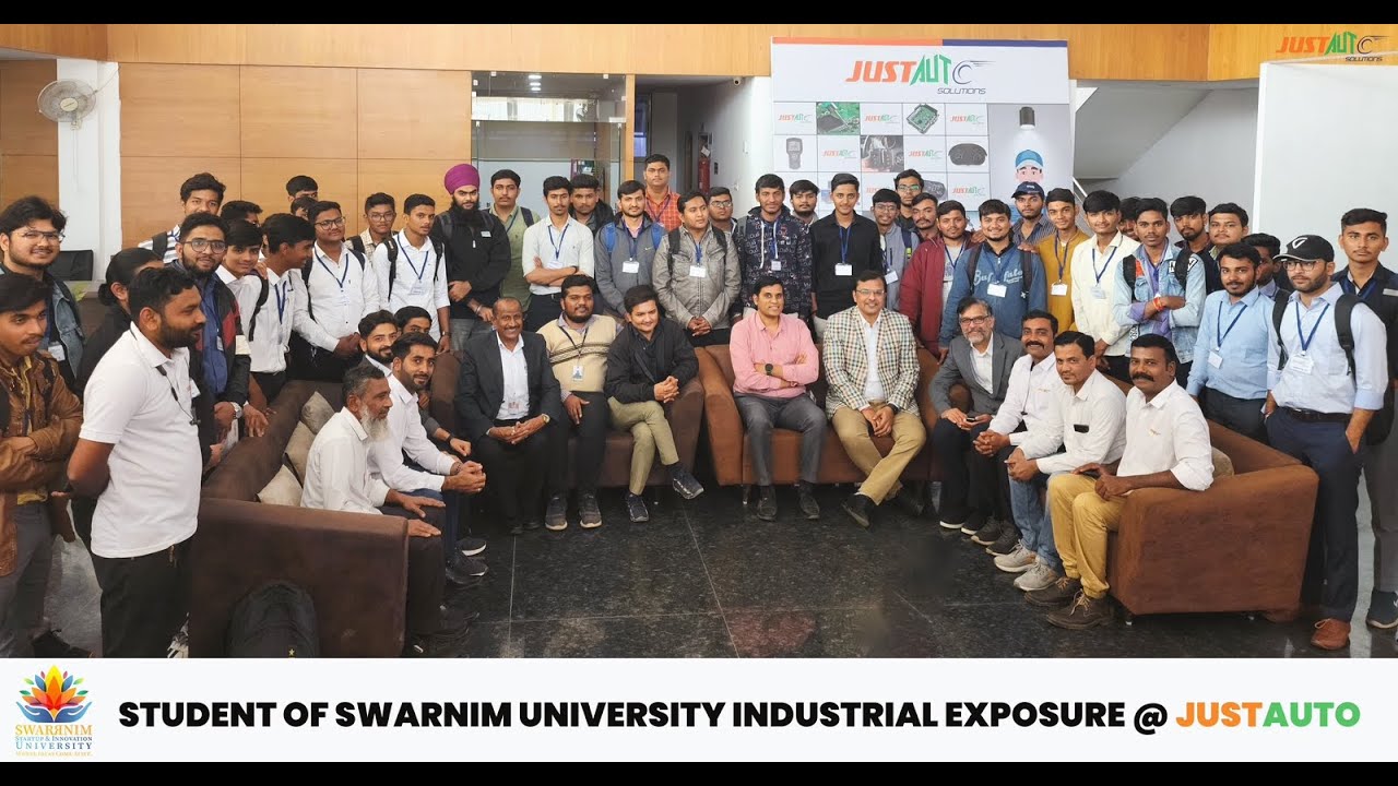 ECM Repair Training / KEY Coding / Sensor  / Car Wiring Training - visit of Swarrnim Univ Students