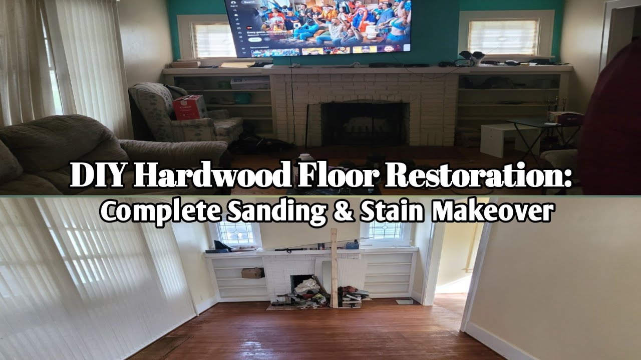 DIY Hardwood Floor Restoration: Complete Sanding & Stain Makeover