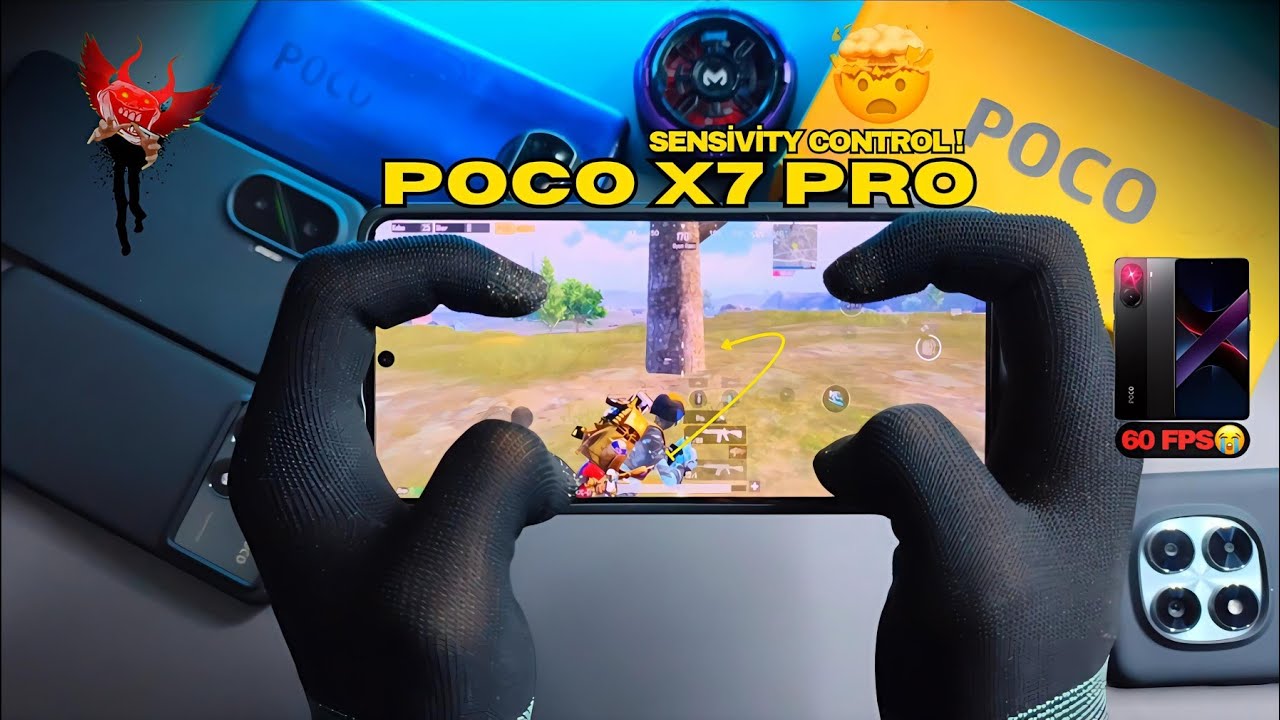POCO X7 PRO PUBG HDR +120 FPS UNLOCK? 🤯🔥 SENSİVİTY AND CONTROL CODE!😱