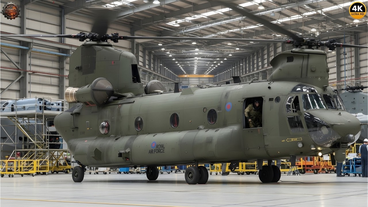 CH-47 Chinook: dentro de la fábrica del helicóptero de doble rotor más impresionante del mundo