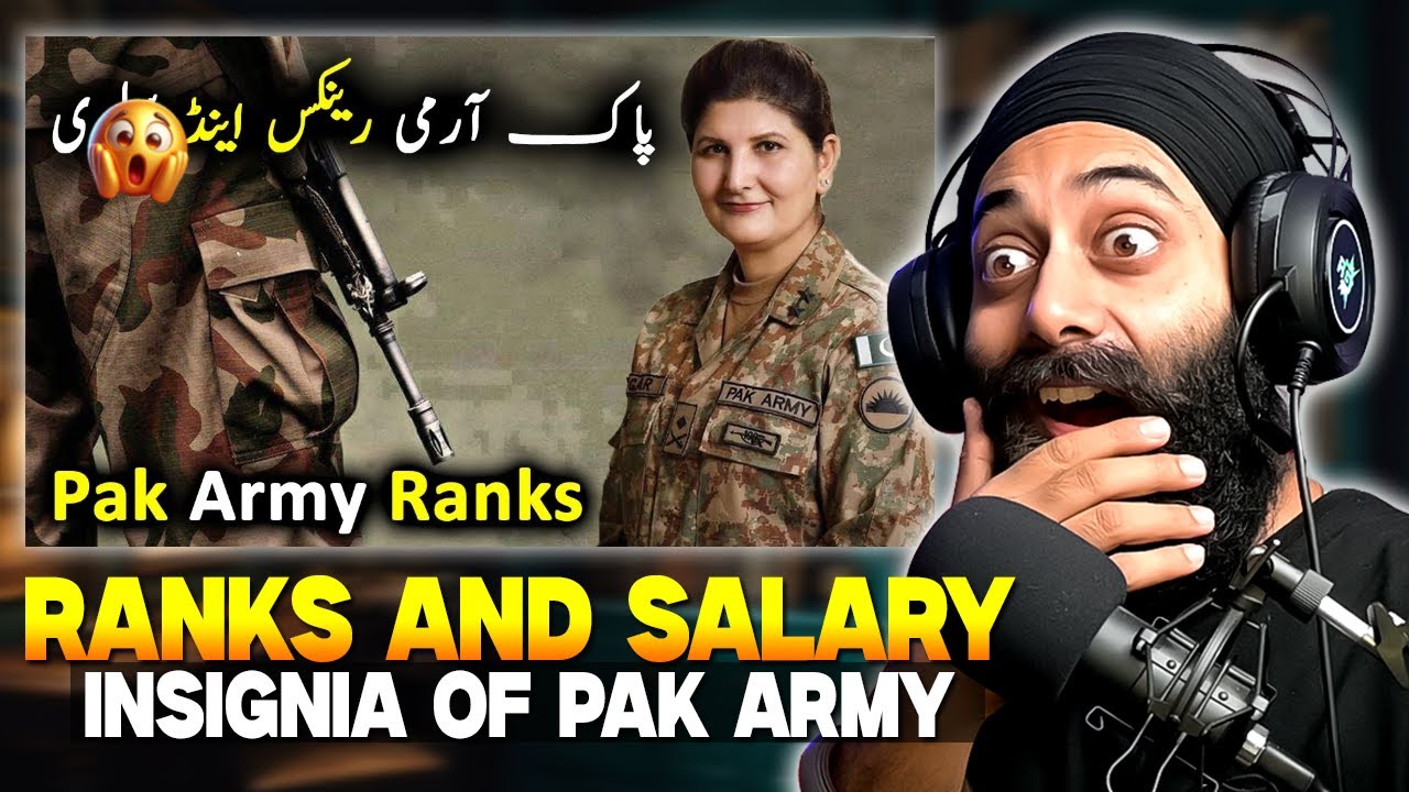 Indian Reaction on Pak Army Ranks , Insignia , Basic pay scale and Structure