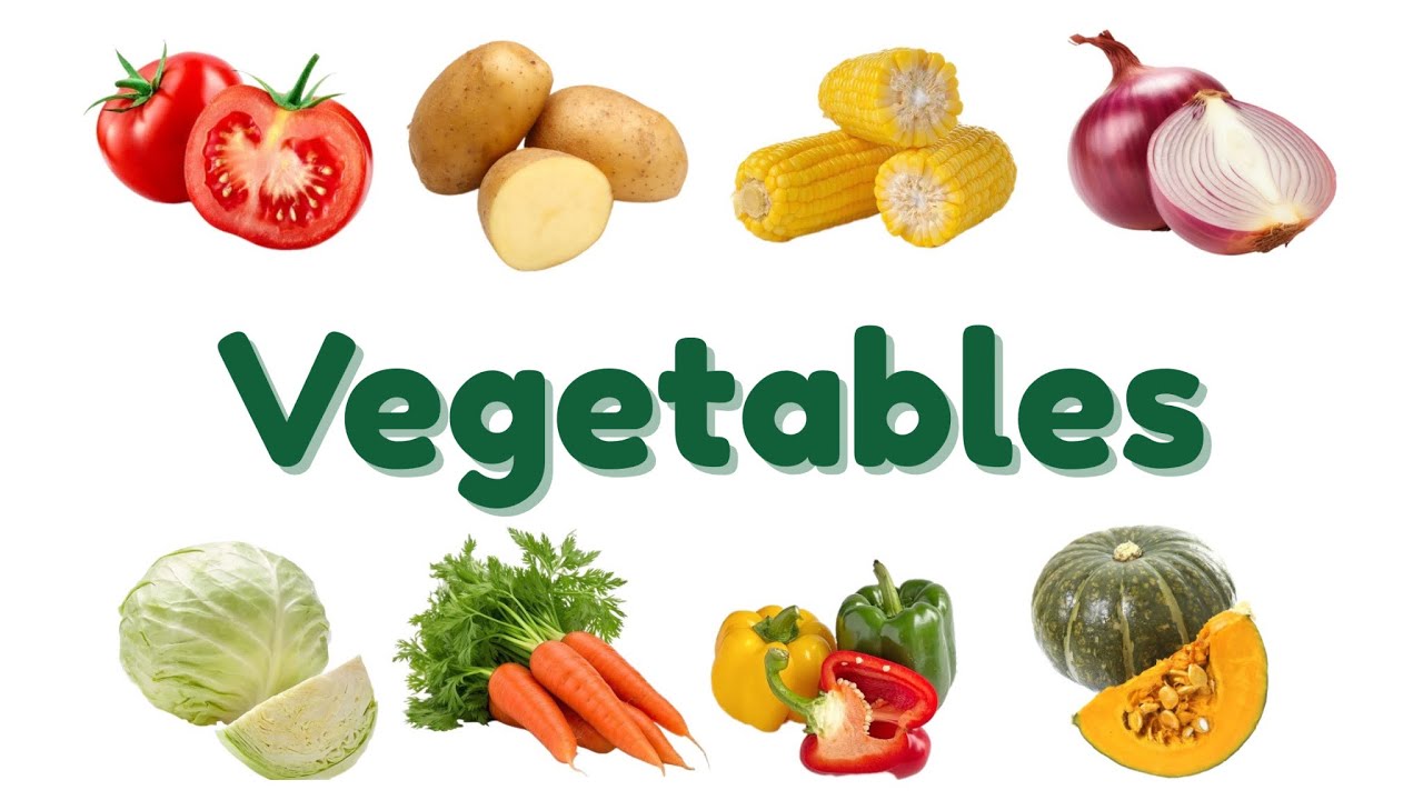 Vegetable Names in English | Beginner Kids Lesson| 🌈 Colorful Vegetables for Kids | Fun Learning |