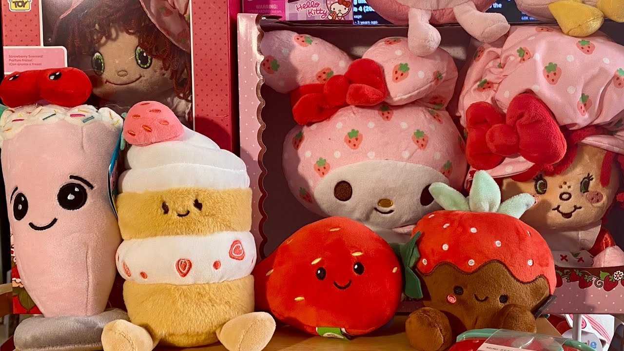 Strawberry Themed Plushies