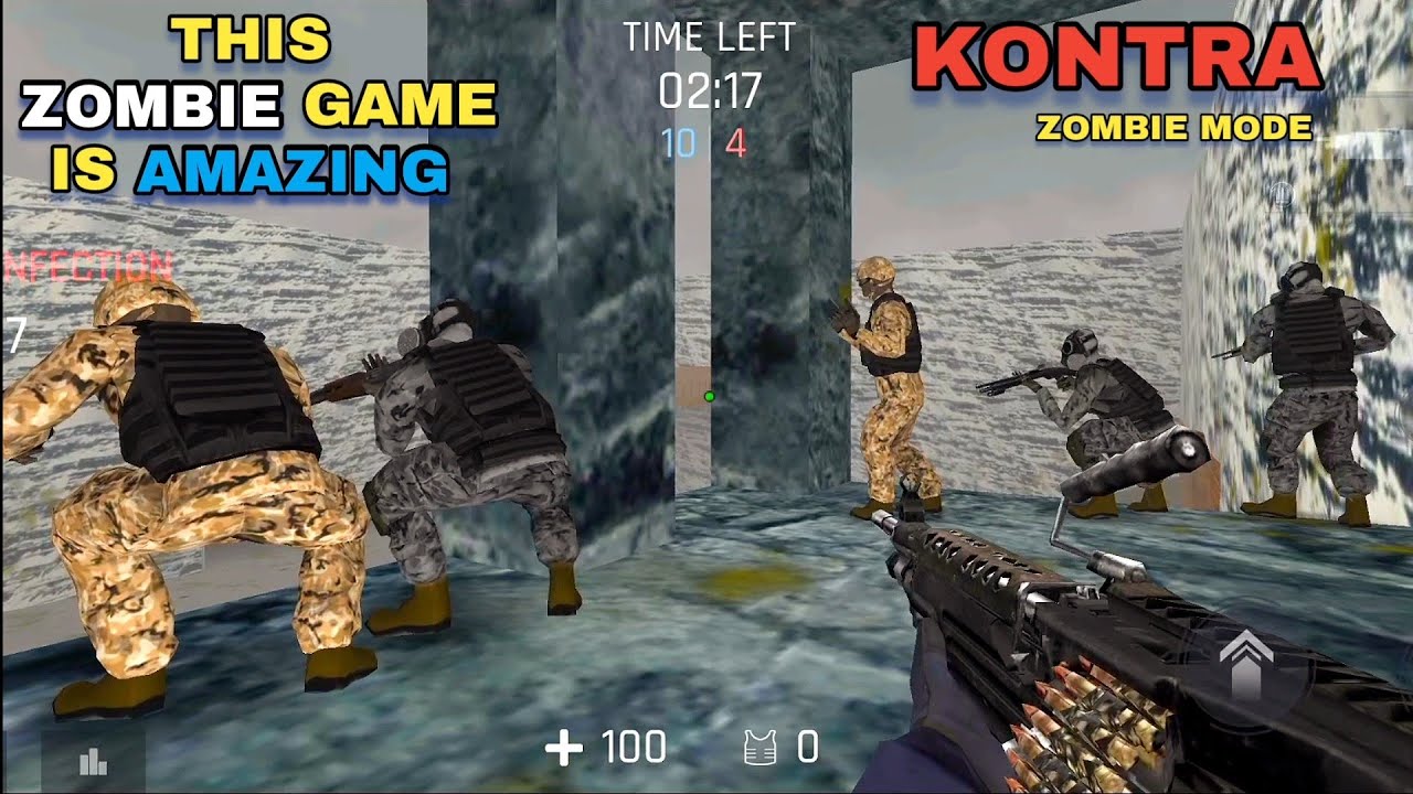 Best MULTIPLAYER Zombie Game - KONTRA MULTIPLAYER FPS Zombie Mode Gameplay ( Android/ios )