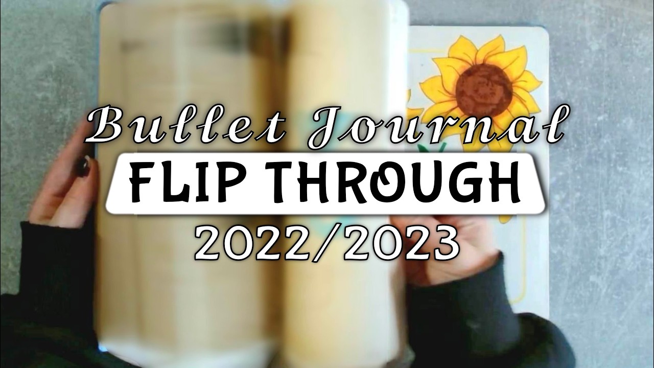Mein Bullet Journal Flip Through 2022 & 2023 | German | @NessaNoCho