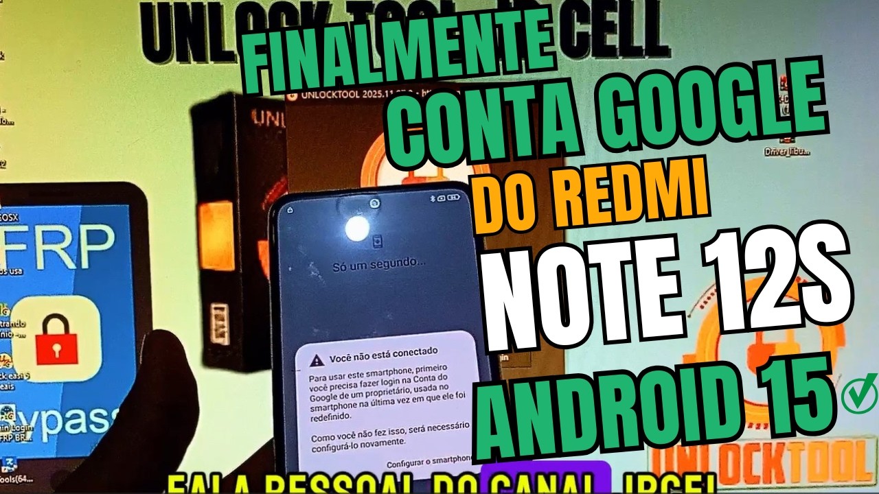 Como Remover Conta Google do Redmi Note 12S Android 15 (Método Único e Atualizado)