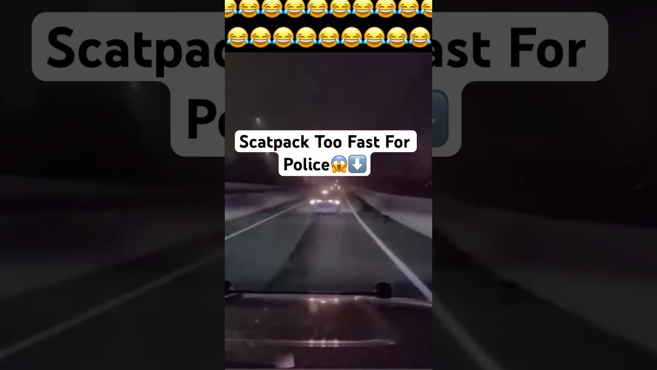 Dodge Charger Scatpack EMBARRASSES Police In High Speed Chase! #policechase #policepursuit