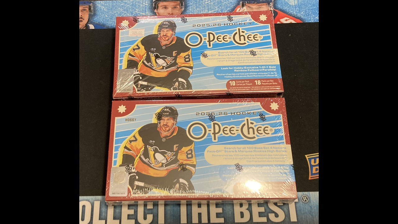 NEW PRODUCT RELEASE - 2025/2026 OPC HOCKEY - 2 BOX BREAK