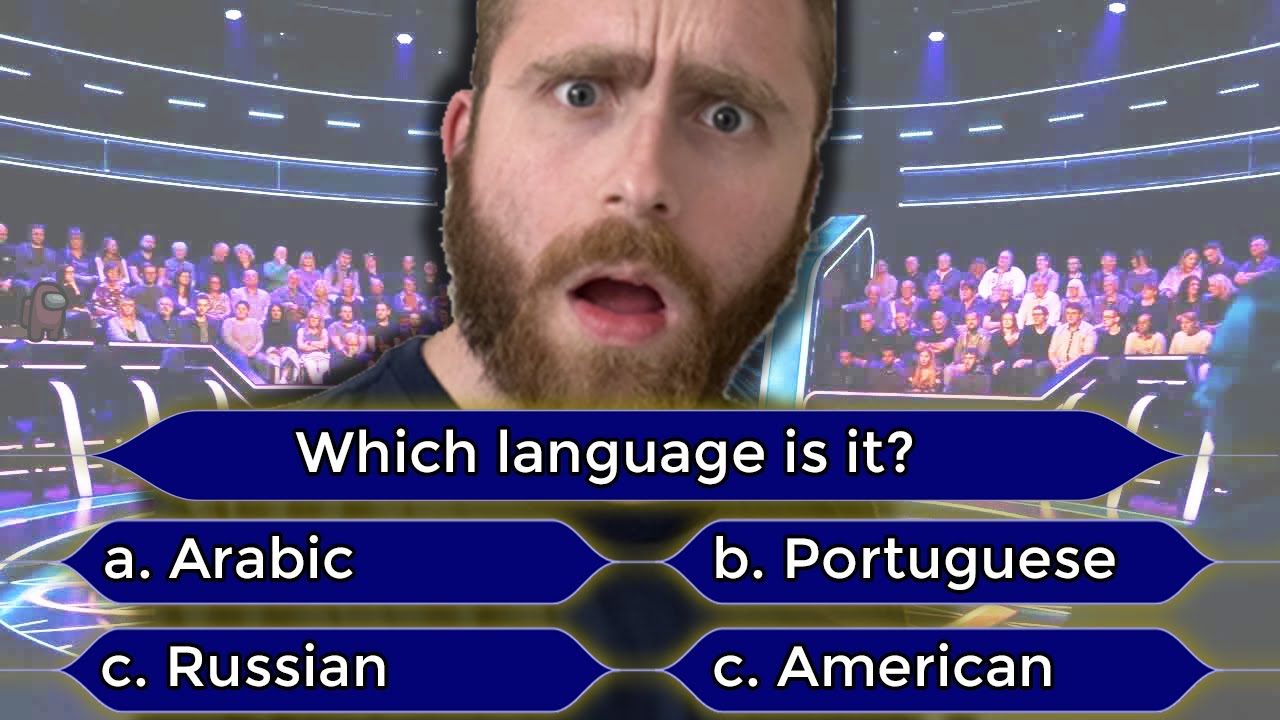 Polyglot Plays Guess the Language Game