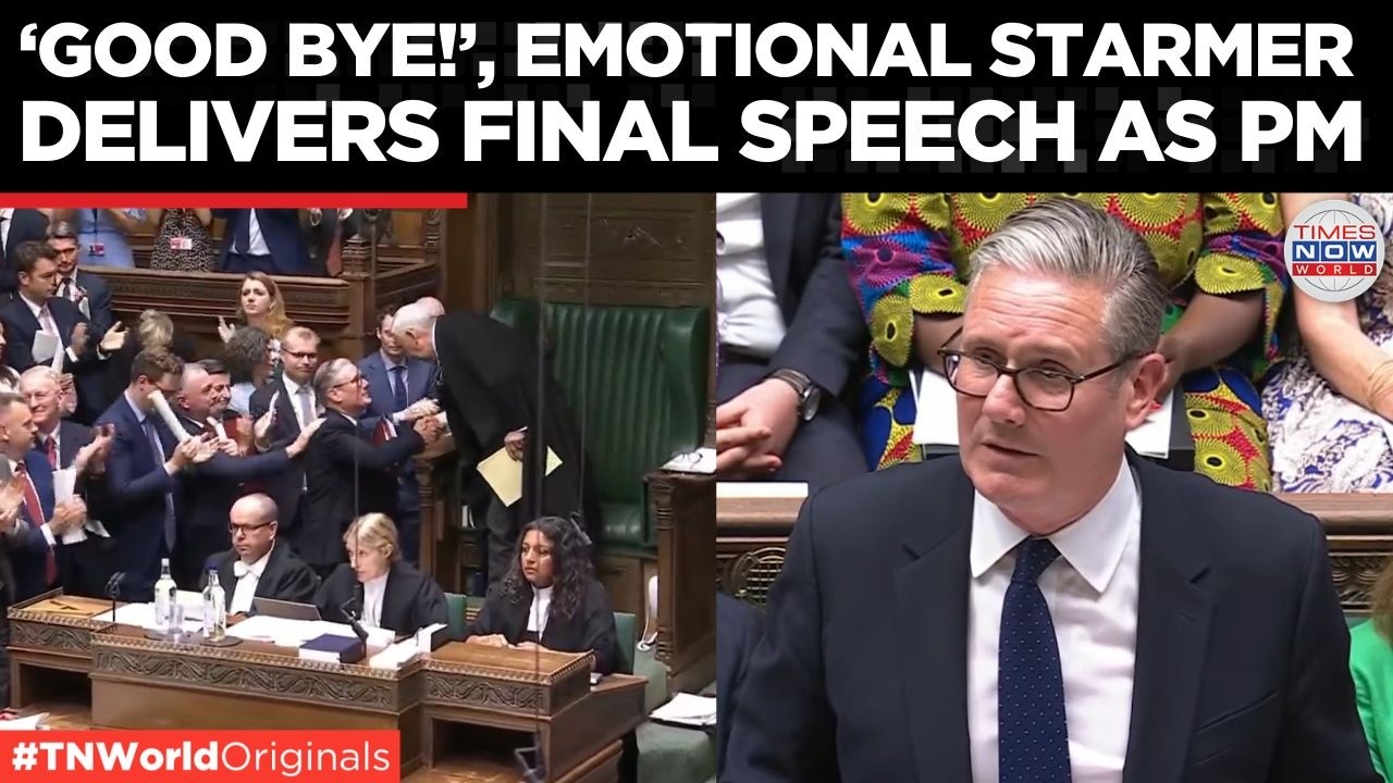 WATCH: Teary Eyed Starmer Signs off from UK Parliament After LAST PMQ As UK Prime Minister