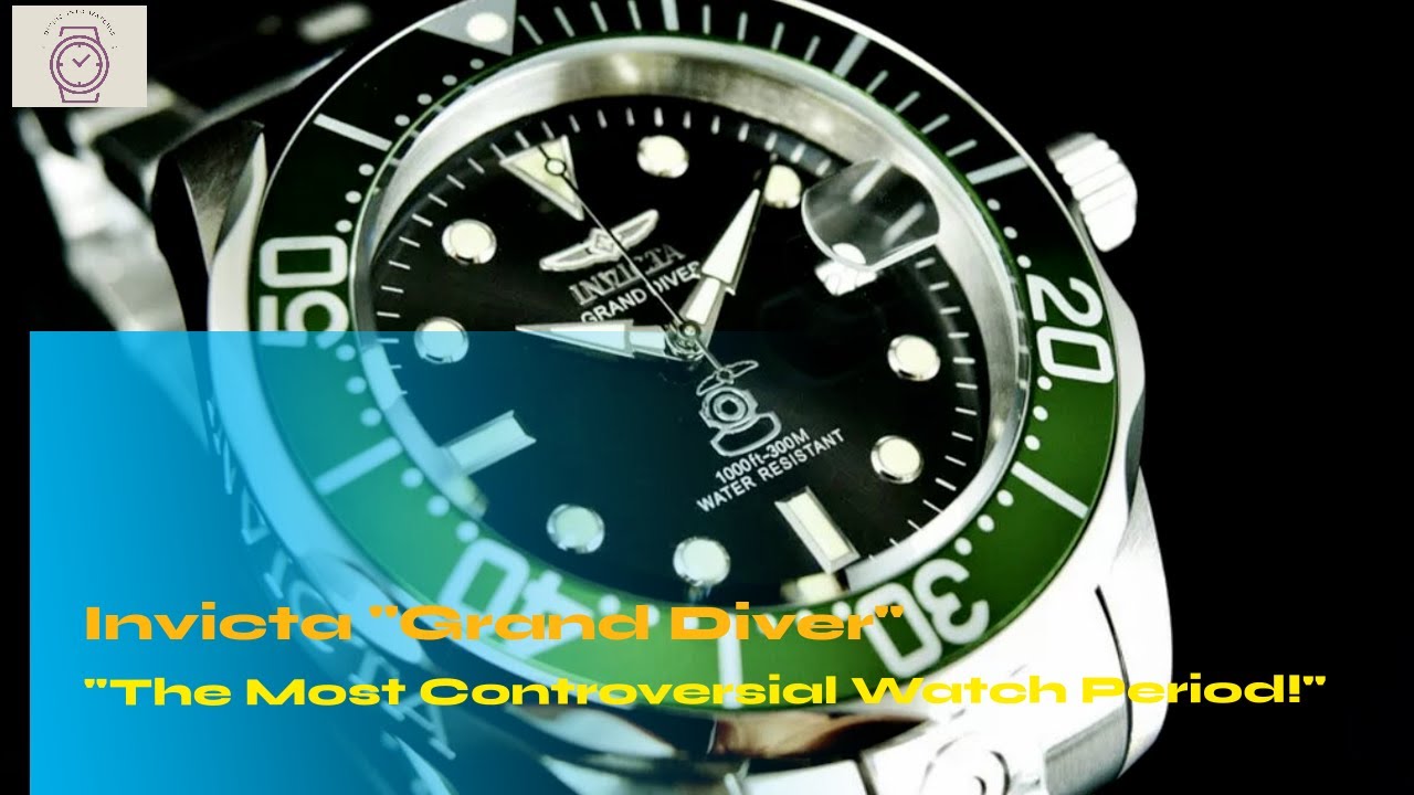 invicta: Grand Diver. Full Review. The most hated best entry mechanical watch for the money PERIOD!