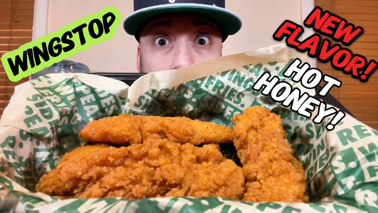 WINGSTOP® HOT HONEY RUB CHICKEN TENDERS REVIEW! {NEW FLAVOR 🚨}