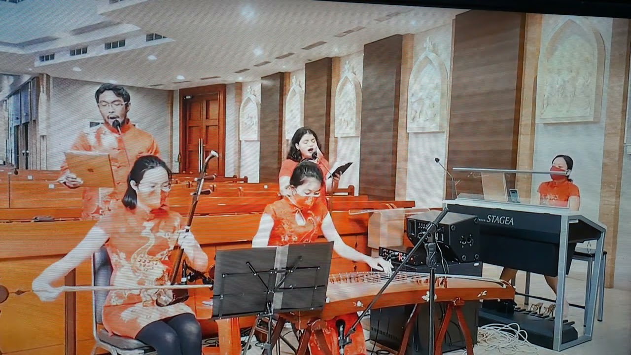 Misa Imlek 2572 (2) -St.Andreas Choir@ Gereja St.Andreas KimTaeGon,Kelapa Gading, Jakarta.12-2-2021