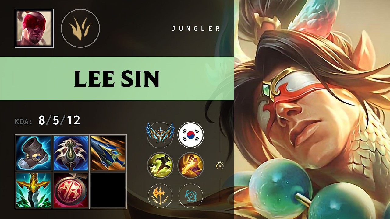 Lee Sin Jungle vs Vi - KR Challenger Patch 26.17