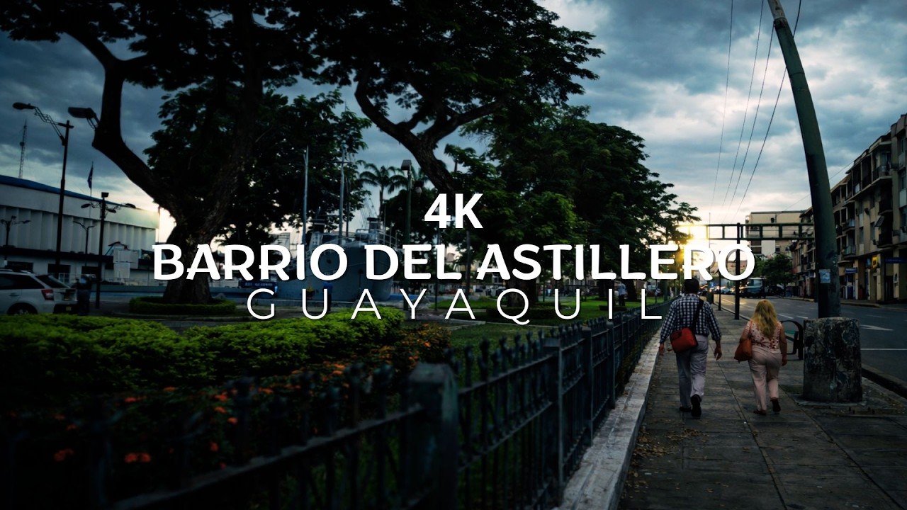 Caminando hacia el Barrio del Astillero 🇪🇨 | Guayaquil 4K Walking Tour