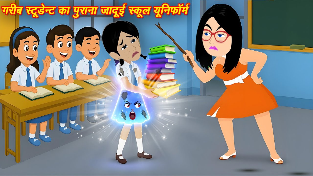 जादुई यूनिफार्म Jadui Uniform | Cartoon Kahani | Hindi Kahaniya | Story | JADUI KAHANI | magic