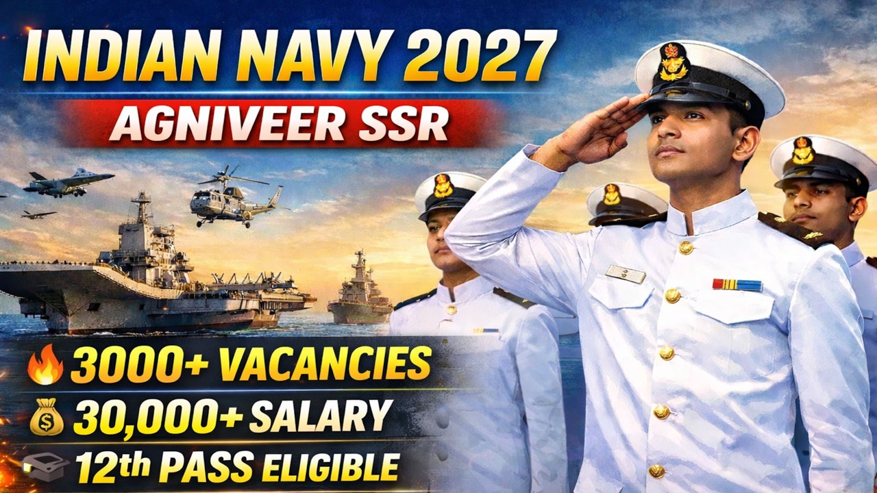 3,000+ VACANCIES🔥INDIAN NAVY SSR - AGNIVEER RECRUITMENT | A TO Z INFORMATION & 40 DAY STRATEGY