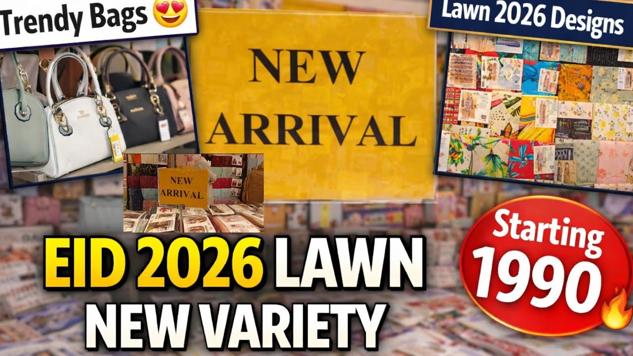 Latest Eid Lawn Collection 2026 | Must See New Arrivals! #foryou 