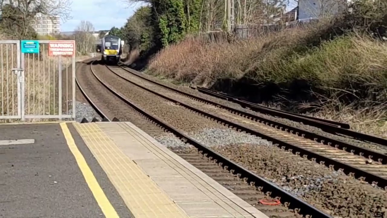 Trains at finaghy  and dunmurry