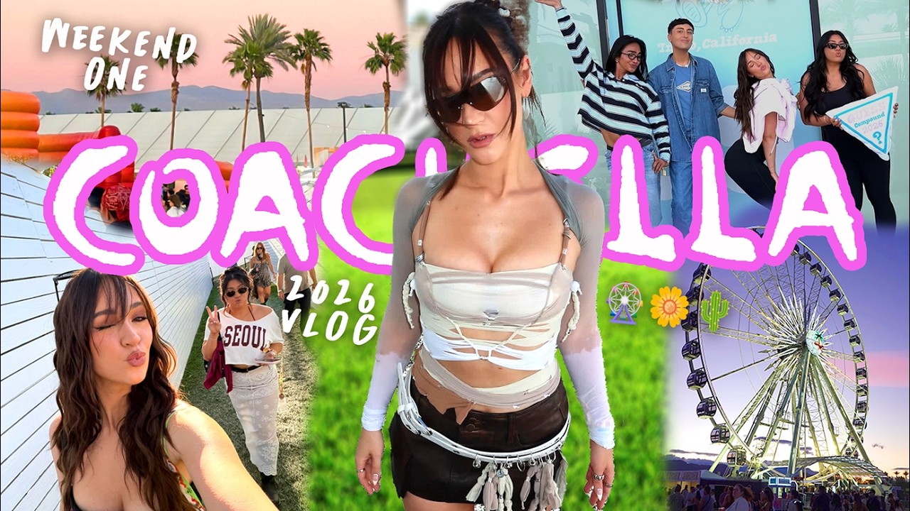COACHELLA VLOG 2026!!! *bieberchella, weekend 1, guess compound*