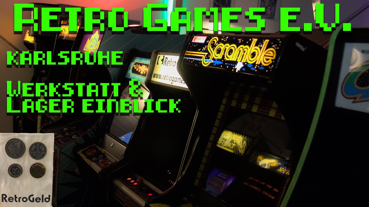 Arcade & Flipper im Retro Games e.V. in Karlsruhe