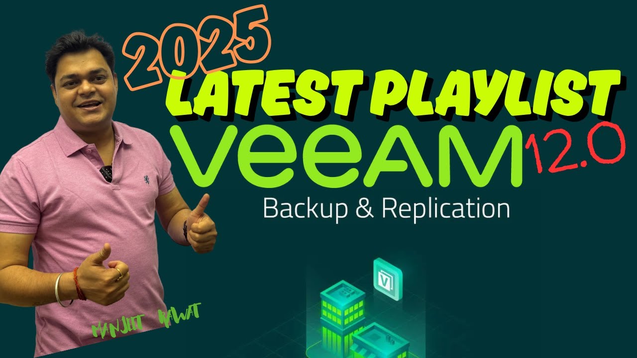 Veeam Backup and Replication 12.0 New Playlist 2025 ! Become Backup Expert.