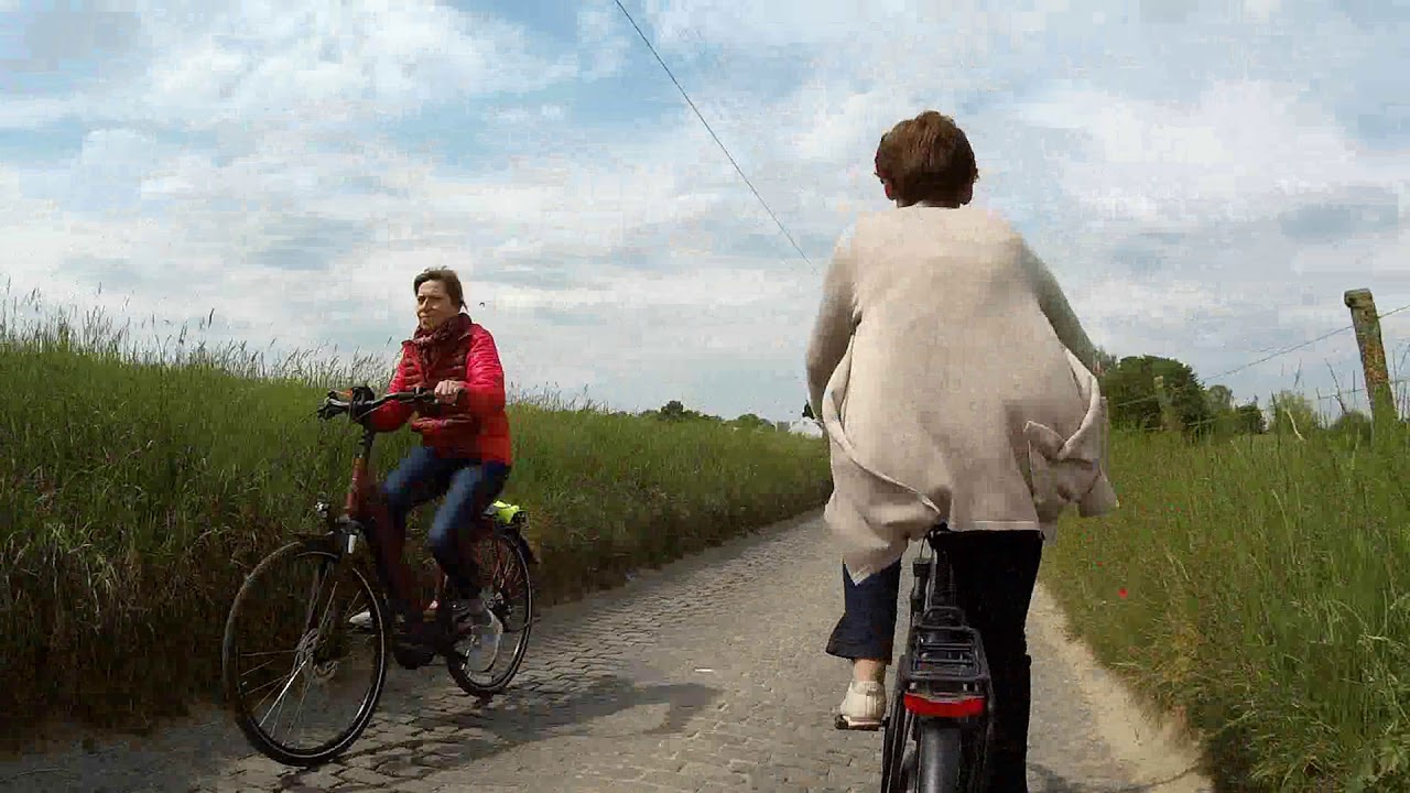 Balade à vélo avec beaucoup d'émotion