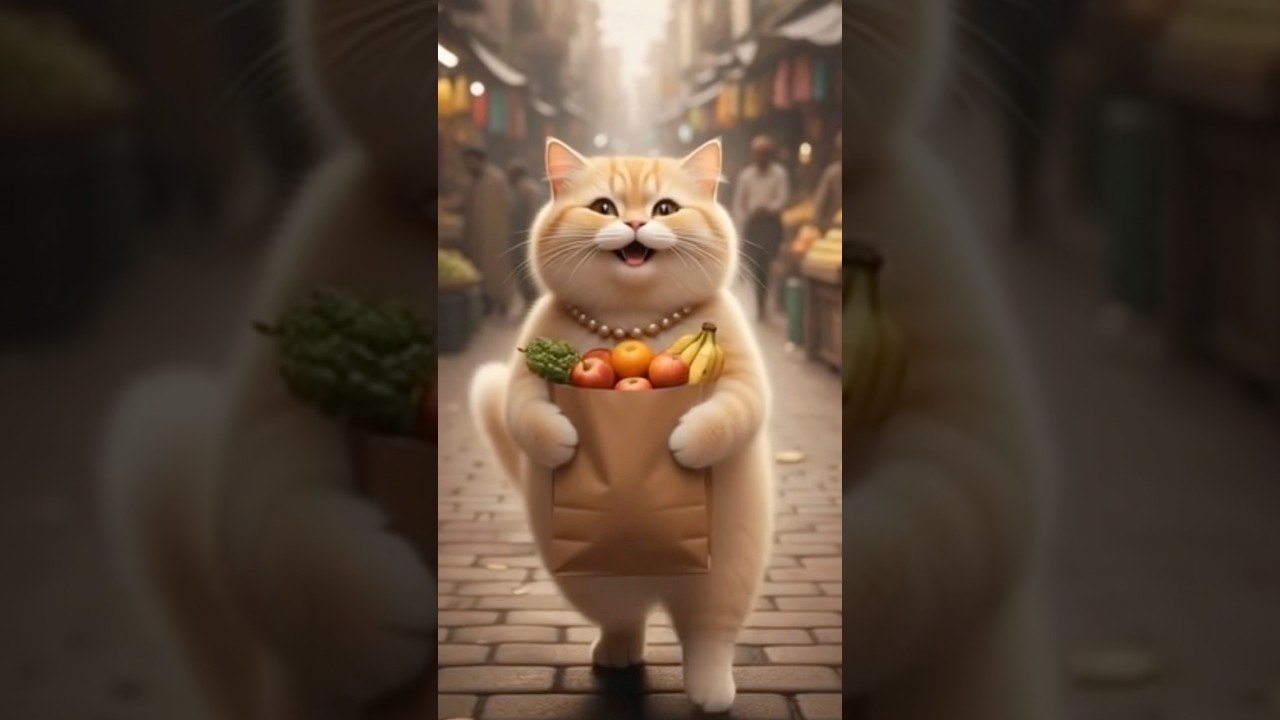 Super Cat saved old lady from dieing because of hunger 😖