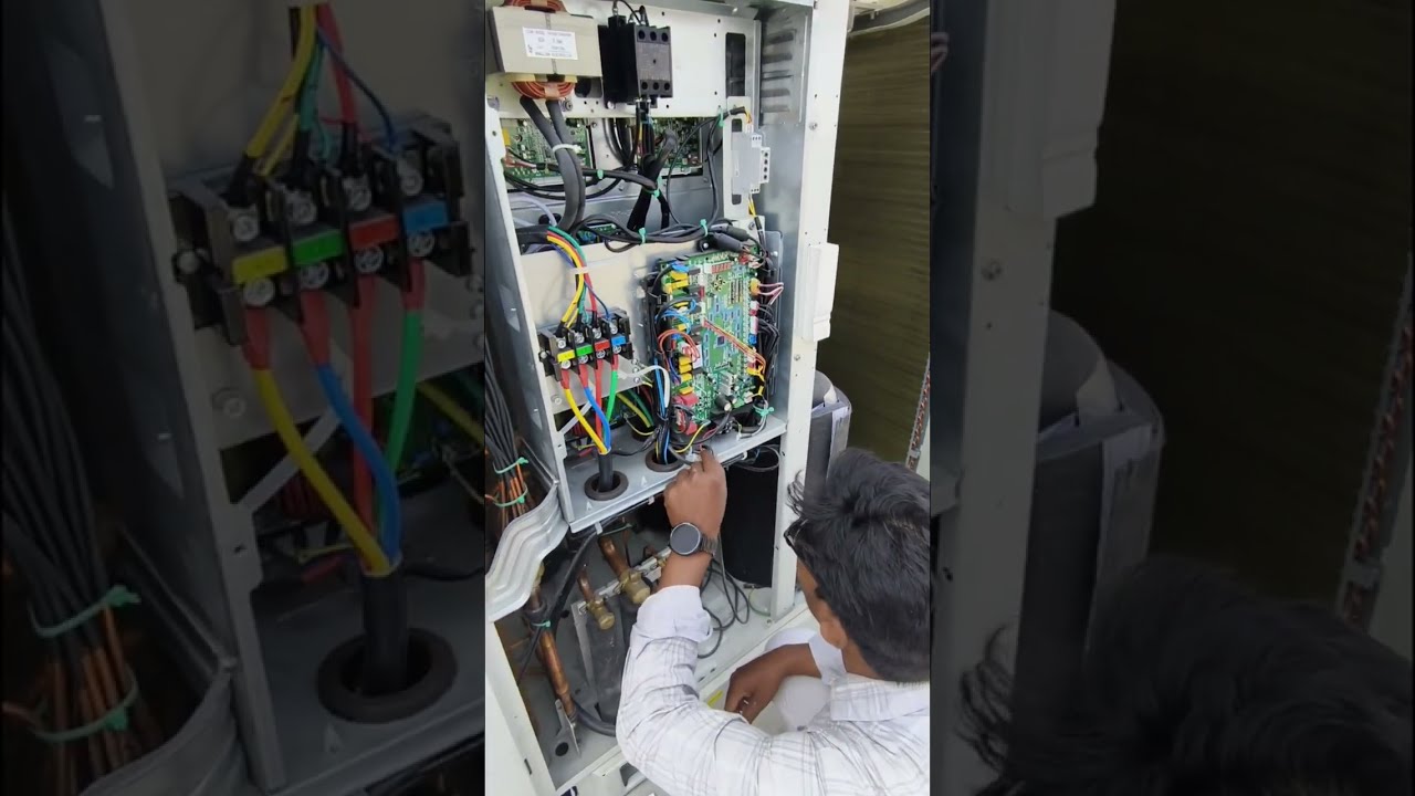 Voltas VRF Error 47 .Find the problem  #trending #airconditioner #error #hvac #tecnician 