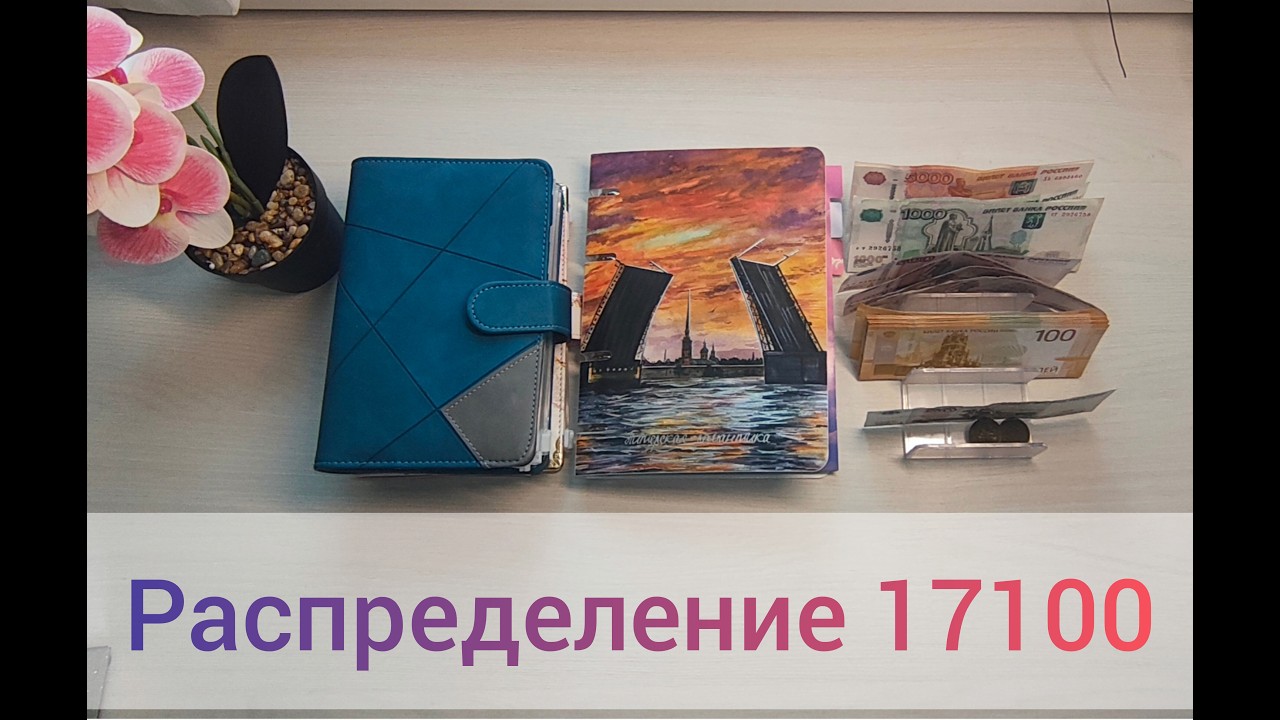 #23 распределение зарплаты за январь 17100.