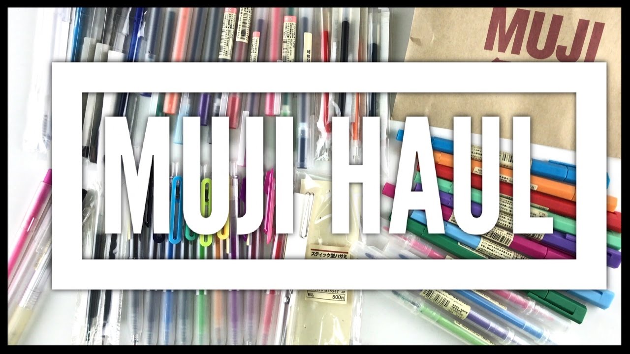 HAUL | MUJI Stationery Collection