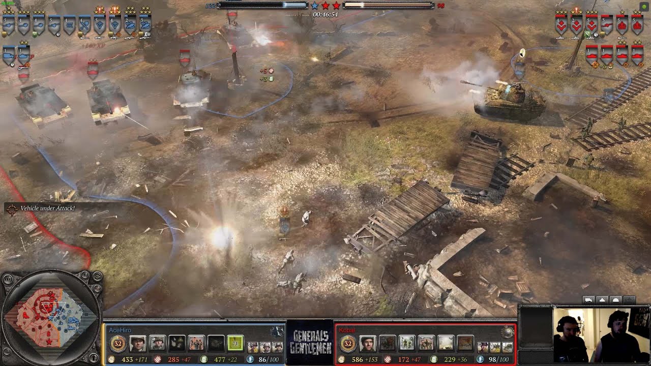 Company of Heroes 2: Kobal(British) vs AceHero(OKW)