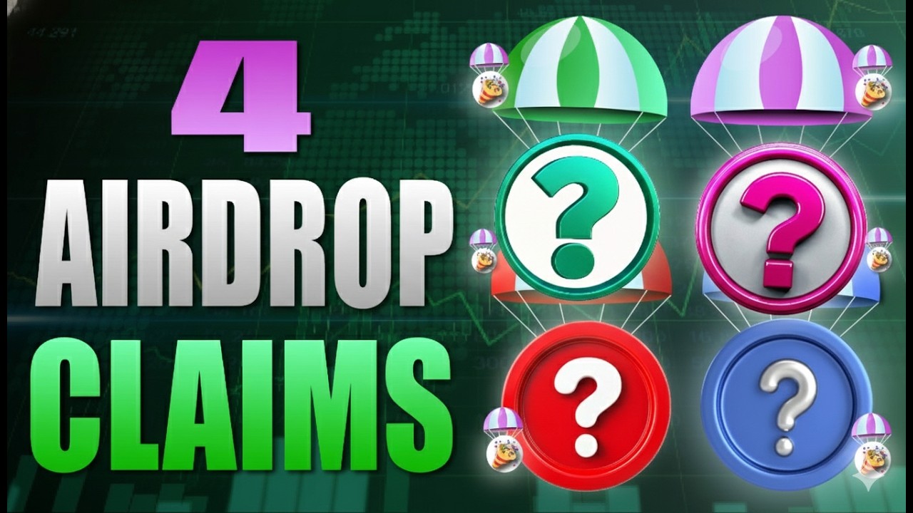 🔥 4 Airdrop Claims LIVE - Eligible? Claim Your Tokens Now 🔥
