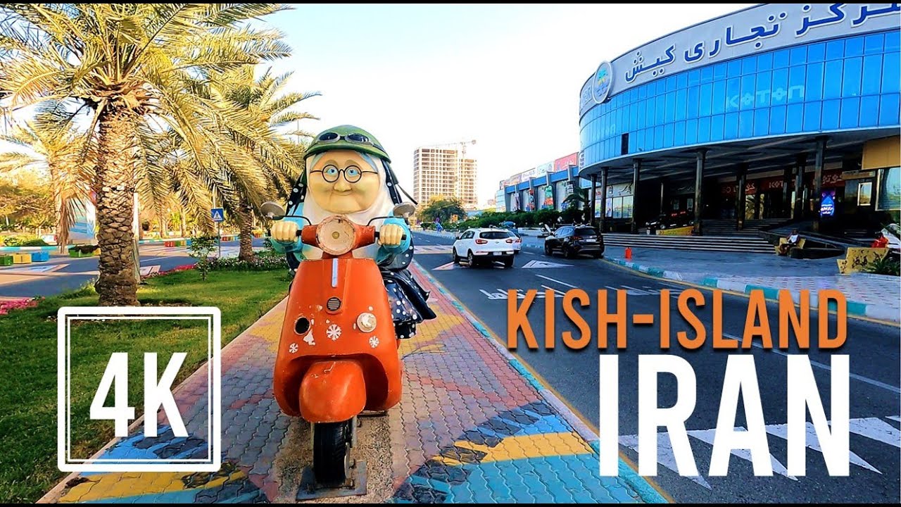 [4K] A beautiful morning at Kish Island (walking Tour), Iran Virtual Tour. جزیره زیبای کیش