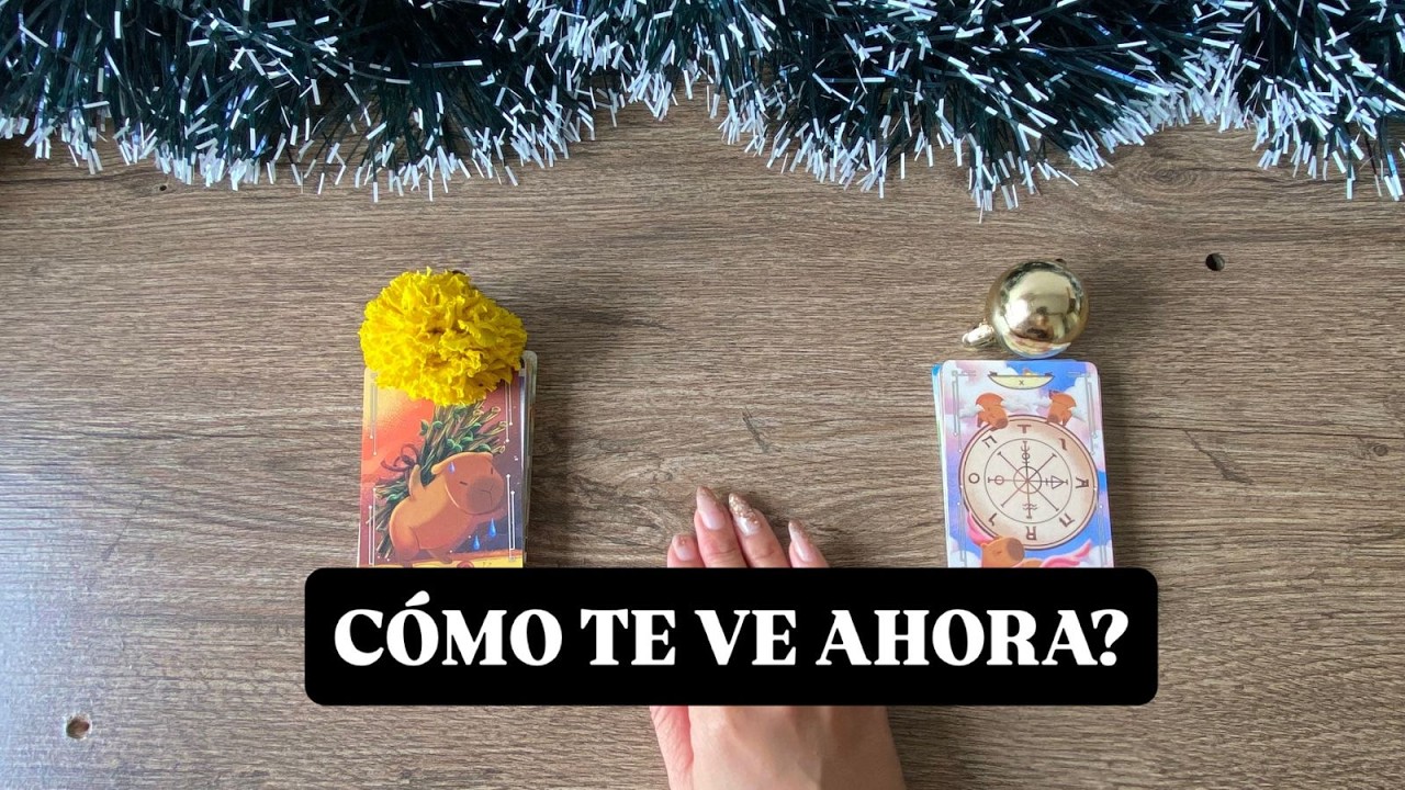 😮🕯️ CÓMO TE VE AHORA Y QUÉ OPINA DE TI 💖 Tarot Interactivo de Amor HOY